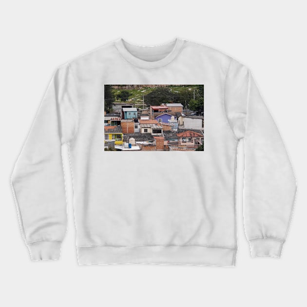 Views From Teguz - 2 © Crewneck Sweatshirt by PrinceJohn